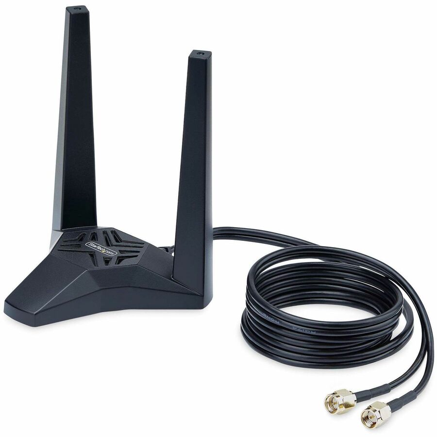StarTech.com Wi-Fi 6E PCIe Network Card, Bluetooth 5.3, Magnetic Antenna Base, Tri-Band 802.11ax, AX5400 WiFi NIC, Windows/Linux StarTech.com Wi-Fi 6E PCIe Network Card, Bluetooth 5.3, Magnetic Antenna Base, Tri-Band 802.11ax, AX5400 WiFi NIC, Windows/Linux